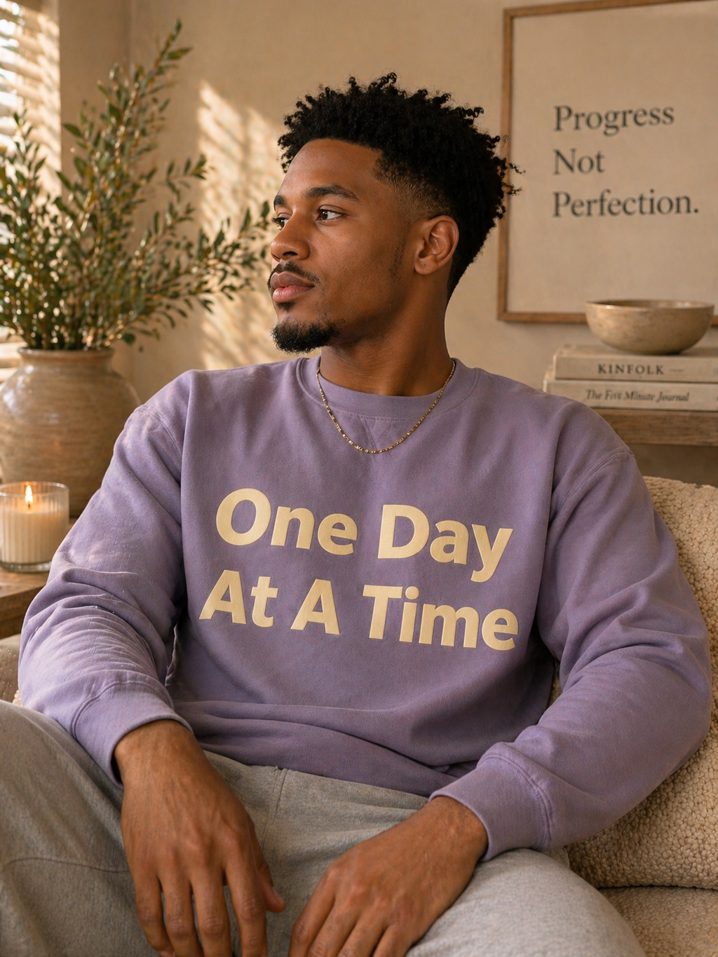 One Day At A Time Crew Neck