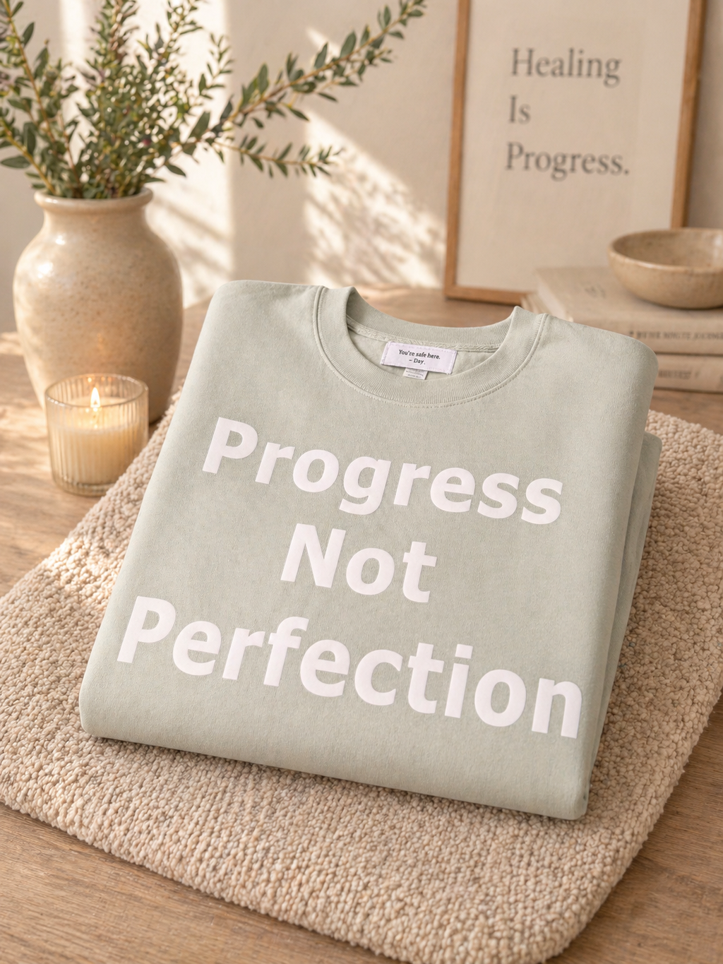 Progress Not Perfection Crew Neck