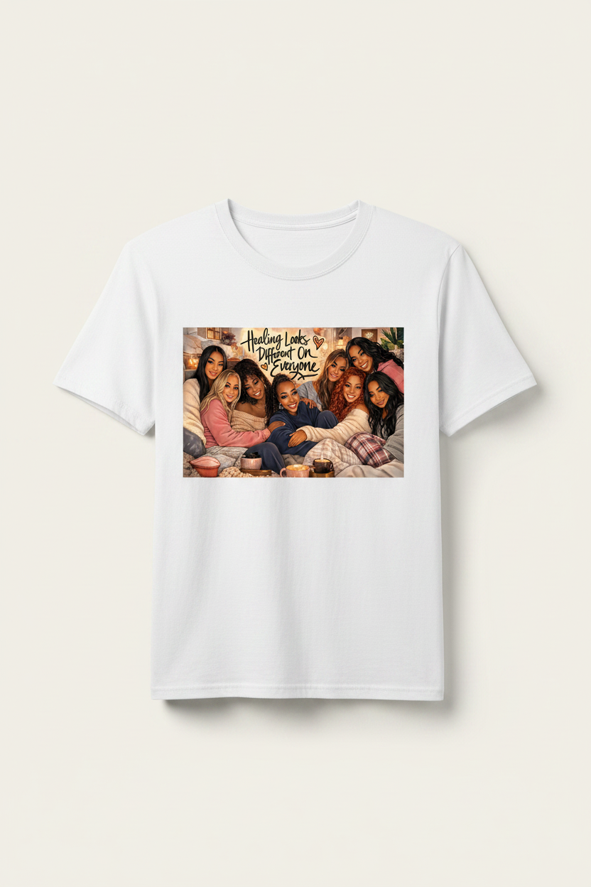 Healing Looks Different On Everyone White Tee