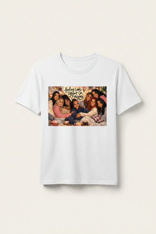 Healing Looks Different On Everyone White Tee