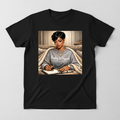 Black unisex t-shirt with Healing In Progress graphic by InADaysWorld