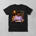 Black unisex t-shirt with Healing Looks Good On Me graphic by InADaysWorld