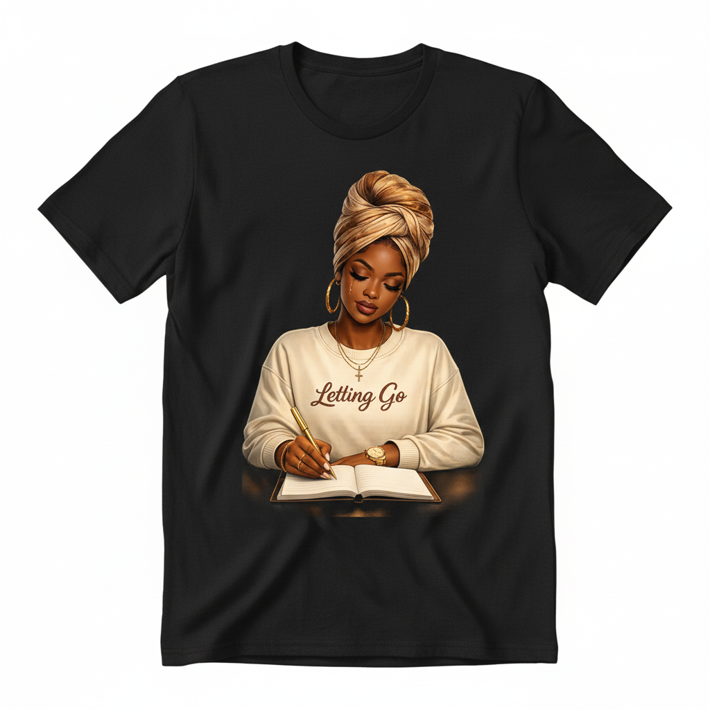 Letting Go Black T-Shirt