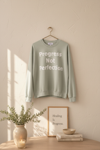 Progress Not Perfection Crew Neck – Hanger
