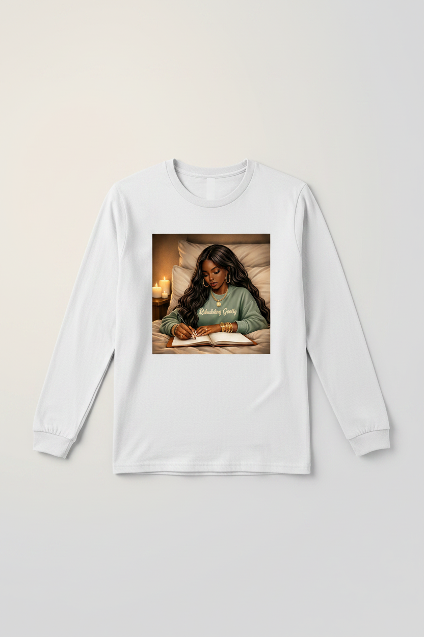 Rebuilding Gently Long Sleeve White Tee